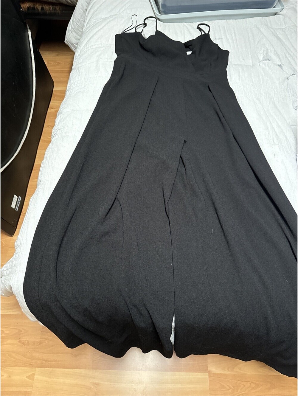 Socialite Black Open Back Pantsuit Romper NWT Sz XL